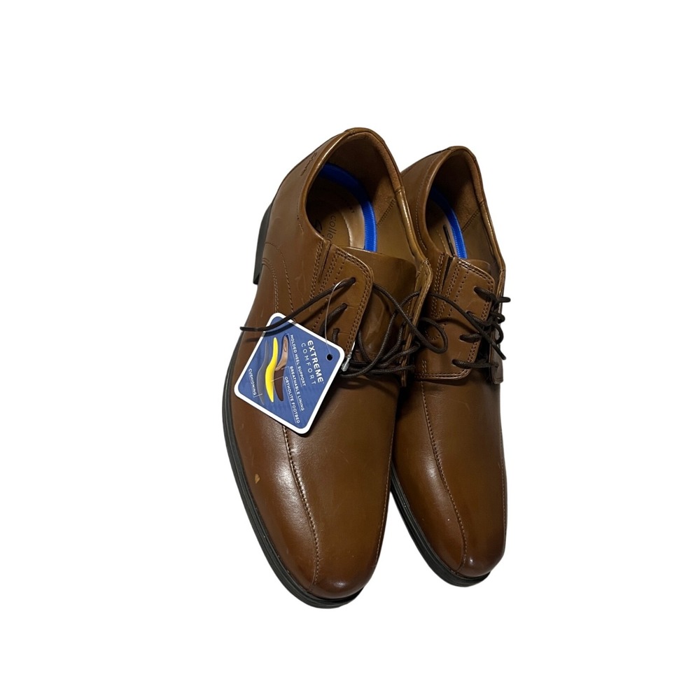 New‎ men's, Clarks, leather dress shoes,  brown 11